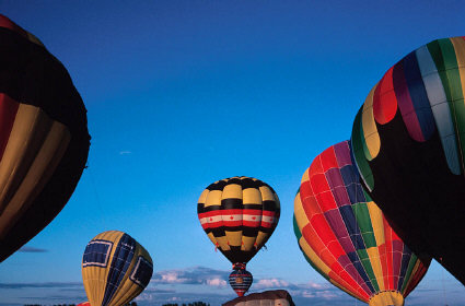 Balão de ar quente foi inventado por Bartholomeu de Gusmão (foto: Divulgação)