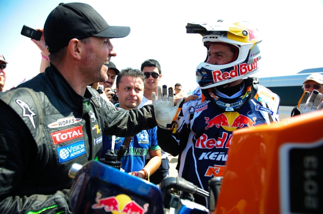 O francês Cyril Despres se consagrou como o segundo maior vencedor da história entre as motos no Dakar. (foto: David Santos Jr / Webventure.com.br)