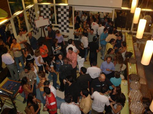 Público começando a lotar o salão do Podium Adventure. (foto: Camila Christianini/ www.webventure.com.br)