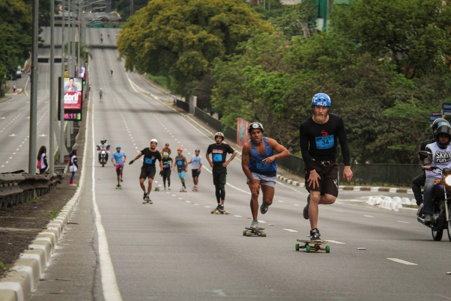 A participação na Skate Run é gratuita, mas a inscrição antecipada é obrigatória Foto: Marcelo Mug/Fotolia