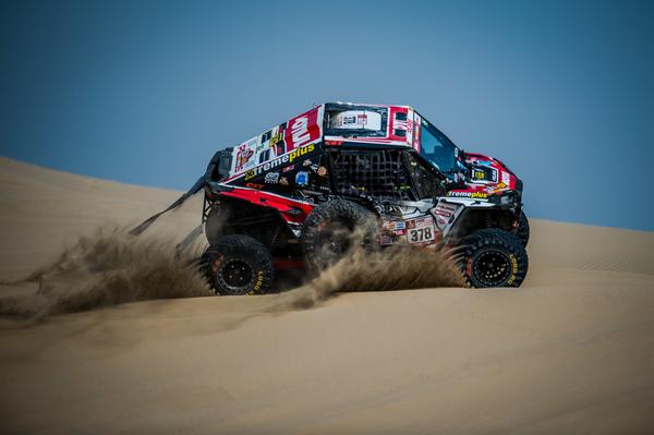 Zeca Sawaya e Marcelo Haseyama no Rally Dakar 2018 Foto: Duda Bairros/Vipcomm