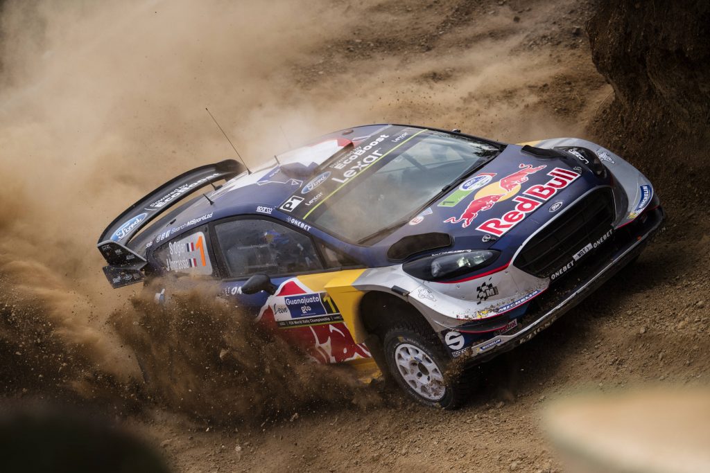 Sebastien Ogier (FRA) durante o Campeonato Mundial de Rali 2017 da FIA em Leon, no México, em 11 de março de 2017. | Foto: Jaanus Ree / Red Bull Content Pool