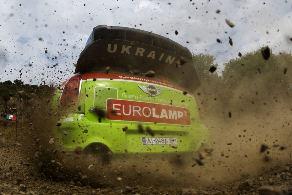 Valeriy Gorban (UKR) atua durante o Campeonato Mundial de Rali 2017 da FIA em Leon, no México, em 11 de março de 2017. | Foto: Jaanus Ree / Red Bull Content Pool