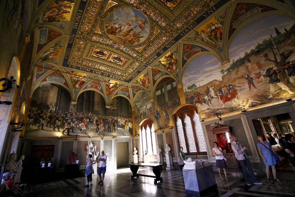 Interiores E Detalhes De Palazzo Pubblico, Siena, Itália Foto: Eduardo Andreassi