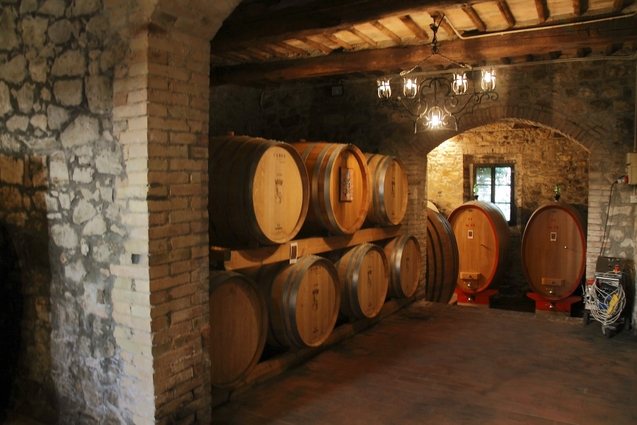 Uma das vinícolas - Região da Toscana - Vinhos - (Torrenieri, Montalcino e Pienza) Foto: Eduardo Andreassi