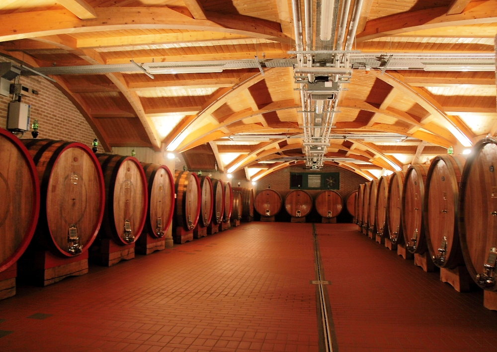 Nas vinícolas, fermentação e armazenamento do vinho Foto: Eduardo Andreassi
