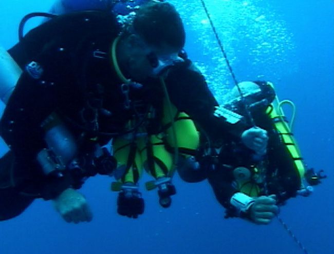 Mergulhador imprudente é o principal responsável por acidentes (foto: Arquivo pessoal/ Adair Ribeiro)