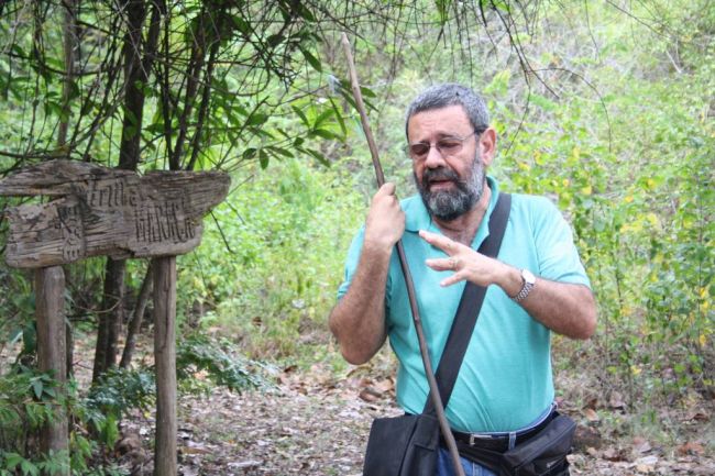 Dr. Paulo é o responsável pela Reserva Natural (foto: Bruna Didario/ www.webventure.com.br)