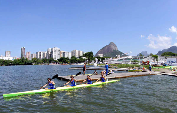 Lagoa Rodrigo de Freitas sediará Mundial de Canoagem Velocidade (foto: Divulgação/ CBCa)