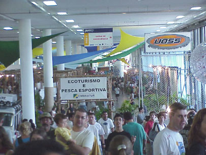 Adventure Sports Fair antiga  ainda na Bienal do Ibirapuera  onde bateu recorde de público (foto: Arquivo Webventure)