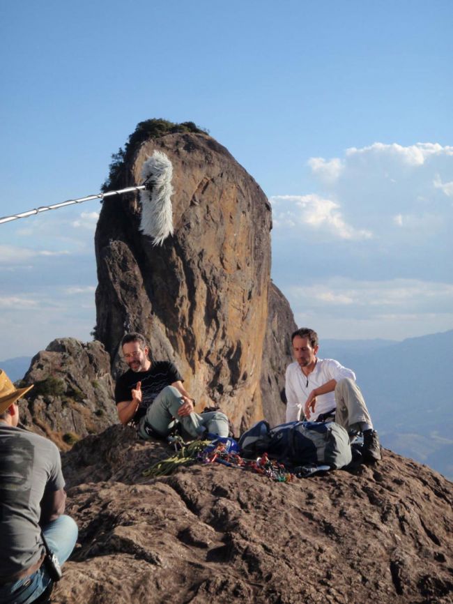Os montanhistas Silvério Nery (à esq.) e Eliseu Frechou são personagens do documentário (foto: Divulgação)