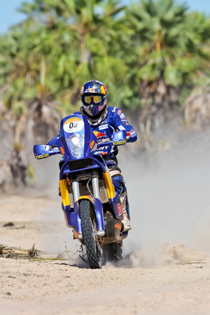 Cyril Despres is champion of the 2011Sertões among the motrobikes  (foto: André Chaco)