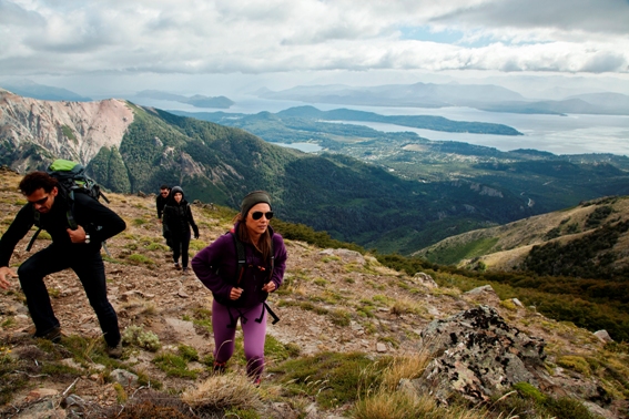 Foto da campanha publicitária da Adventure  gravada em Bariloche (foto: Divulgação)