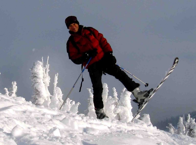 O cenário perfeito para os praticantes de esqui  snowboard e snowshoe (foto: Antonio Paulo Faria)
