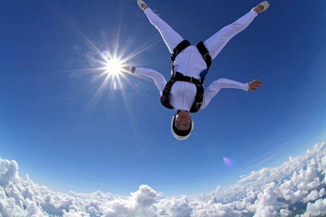 Sol disputará mundial de paraquedismo freestyle e freefly (foto: Divulgação)