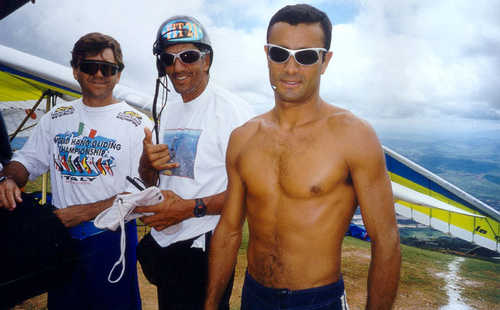Betinho  à direita: simplicidade de campeão (foto: Inahiá de Castro/Sky News)