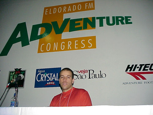 Arthur Siqueira no Adventure Congress (foto: Romena Coelho)