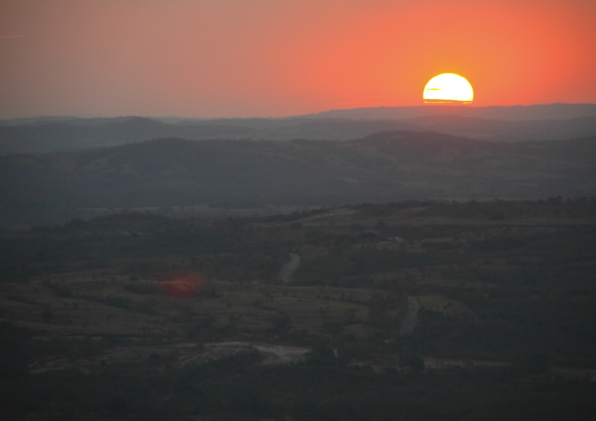 Pôr do sol no Morro de São Francisco. Foto: arquivo pessoal